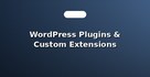 WordPress Plugins & Custom Extensions